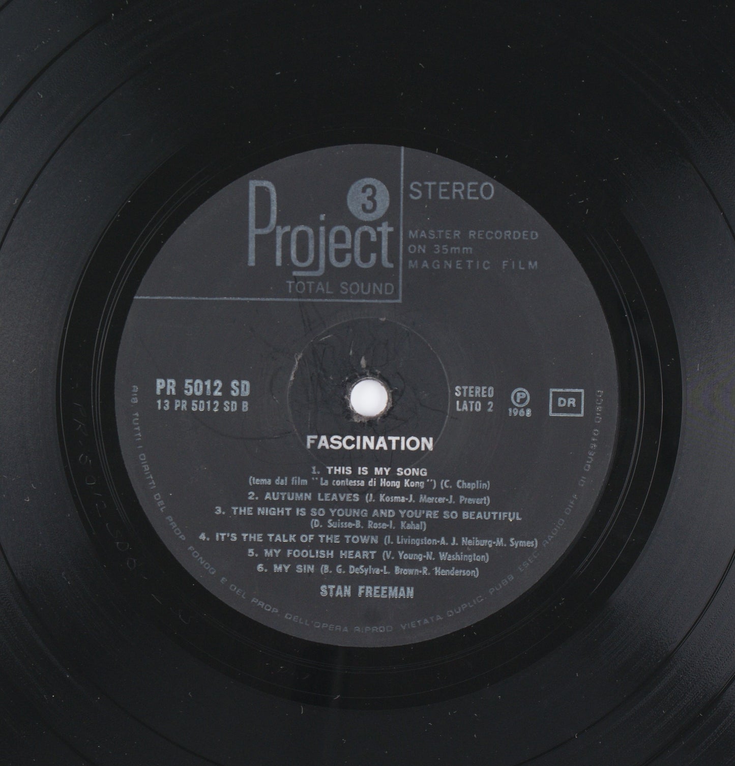 Stan Freeman - Fascination - 12' Project total sound - Jazz