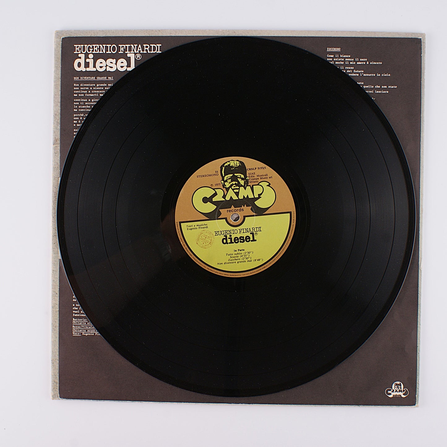 Eugenio Finardi - Diesel - LP 12' - CRAMPS