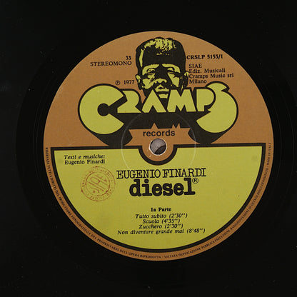 Eugenio Finardi - Diesel - LP 12' - CRAMPS