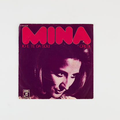 Mina - Io e te da soli / Credi - Columia STAMPA TEDESCA - 1970