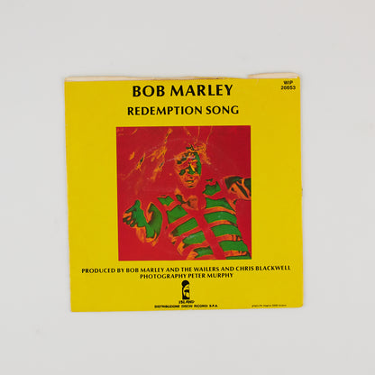 Bob Marley  & the Wailers - Redemption song - Island 1980