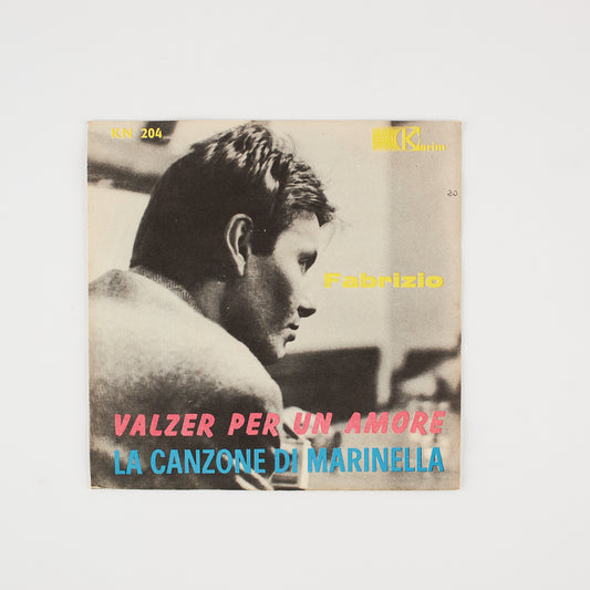 Fabrizio De Andrè - Valzer per un amore / La canzone di Marinella - Karim KN 204 - 1964