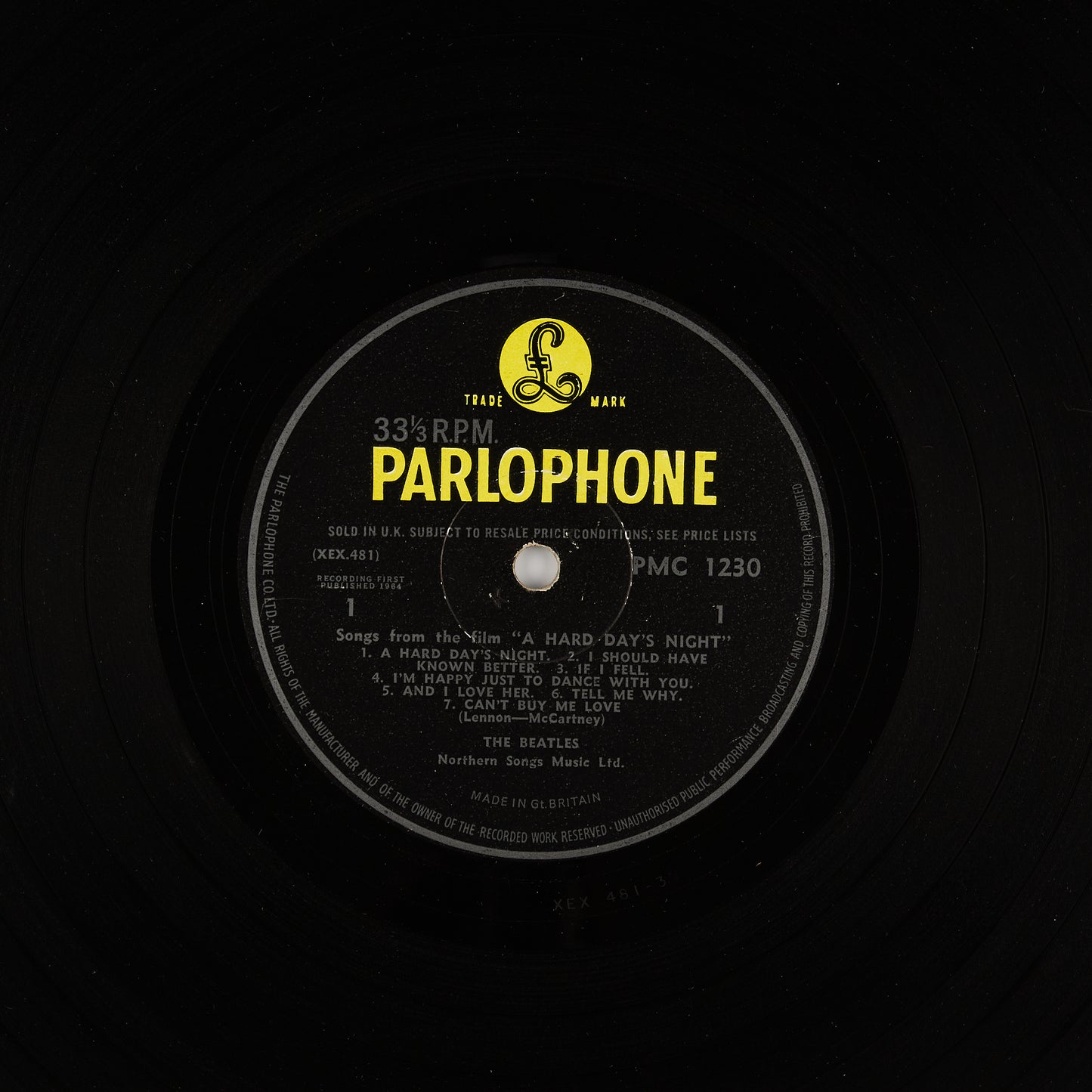 The Beatles - A hard day's night - Parlophone 1964