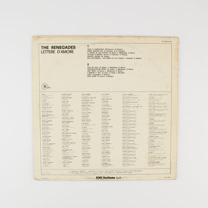 The Renegades - Lettere d'amore - EMI 1974 - Beat Ita