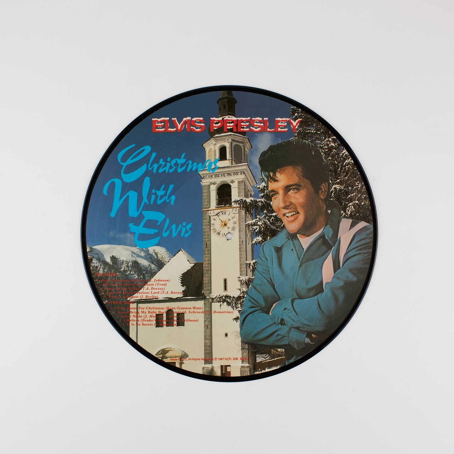 Elvis Presley - Christmas with Elvis - 12' PICTURE DISC 1987