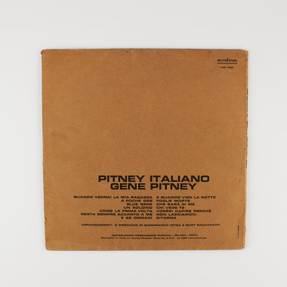 Pitney Italiano - Gene Pitney canta in italiano - 12' Musicor Records 1966