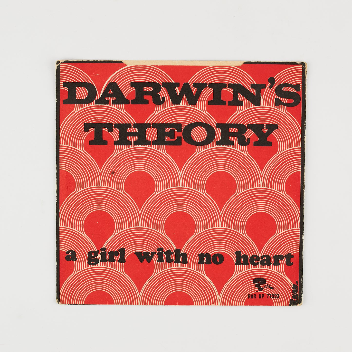 Darwin's Theory - A girl with no heart - 7' Rare 1969 - Beat - Psychedelic rock