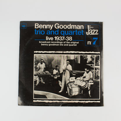 Benny Goodman trio and quartet - Live 1937-38 - 12' CBS - SIGILLATO / SEALED - Jazz