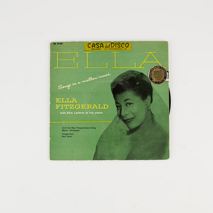 Ella Fitzgerald with Ellis Larkins at the piano - Songs in a mellow mood - EP Fonit - Jazz