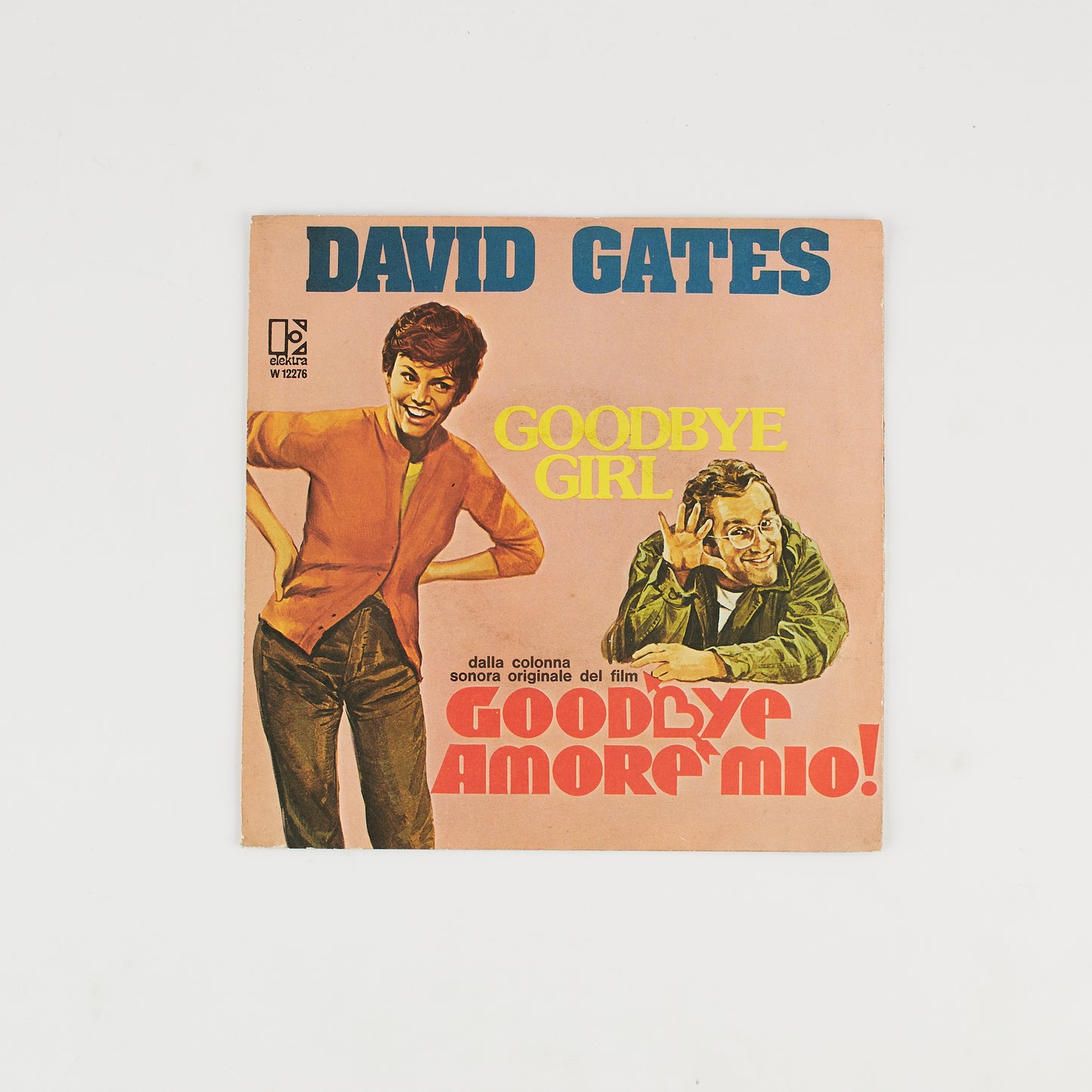 David Gates - Goodbye amore mio / Sunday rider - 7' Elektra 1977 - OST