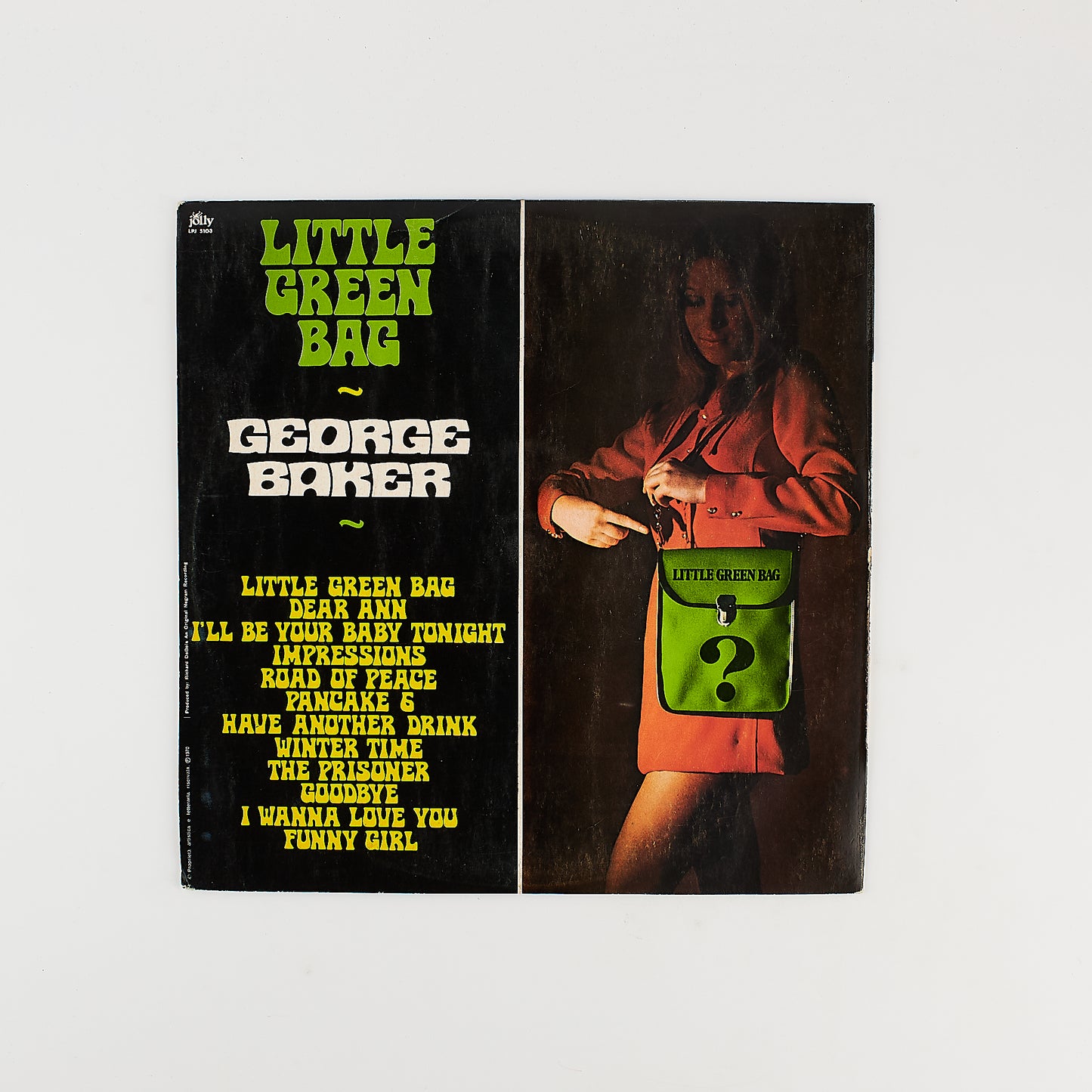 George Baker - Little green bag - 12' Jolly 1970